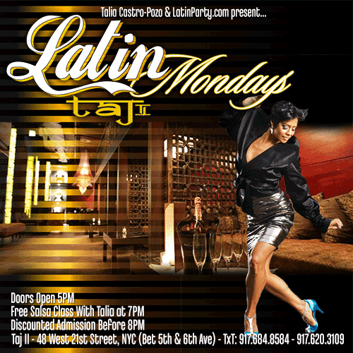 salsa Mondays at Taj Lounge