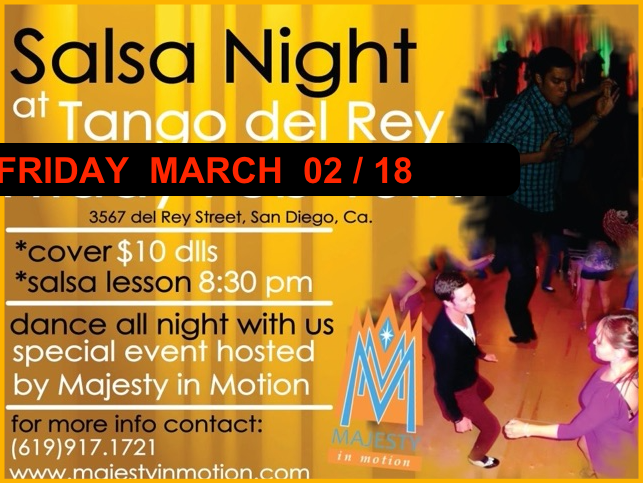 Salsa Fridays at Tango del Rey