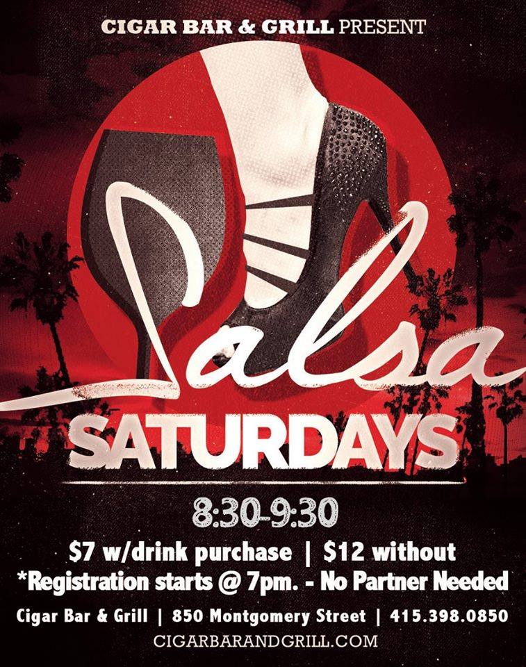 Salsa Saturdays at Cigar Bar and Grill