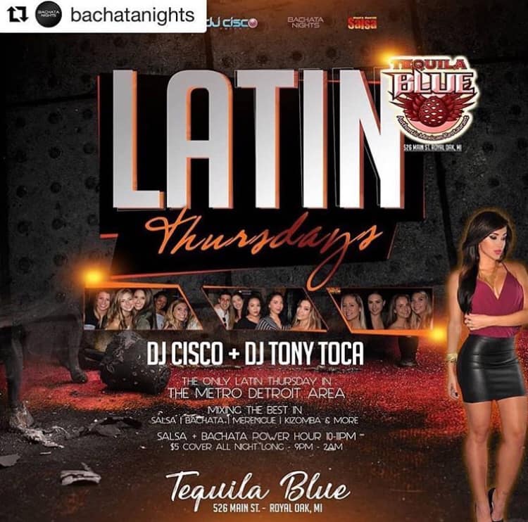 Latin Thursdays at Tequila Blue
