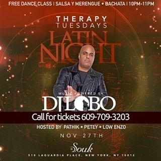 Latin Tuesdays at Le Souk