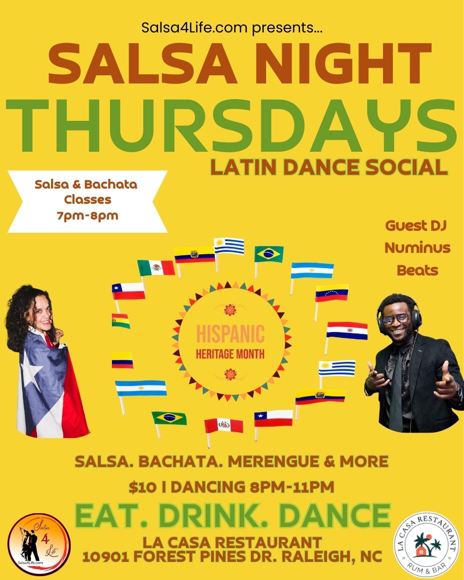 Salsa night Thursdays