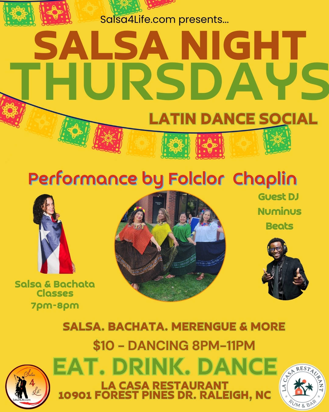Salsa night Thursdays