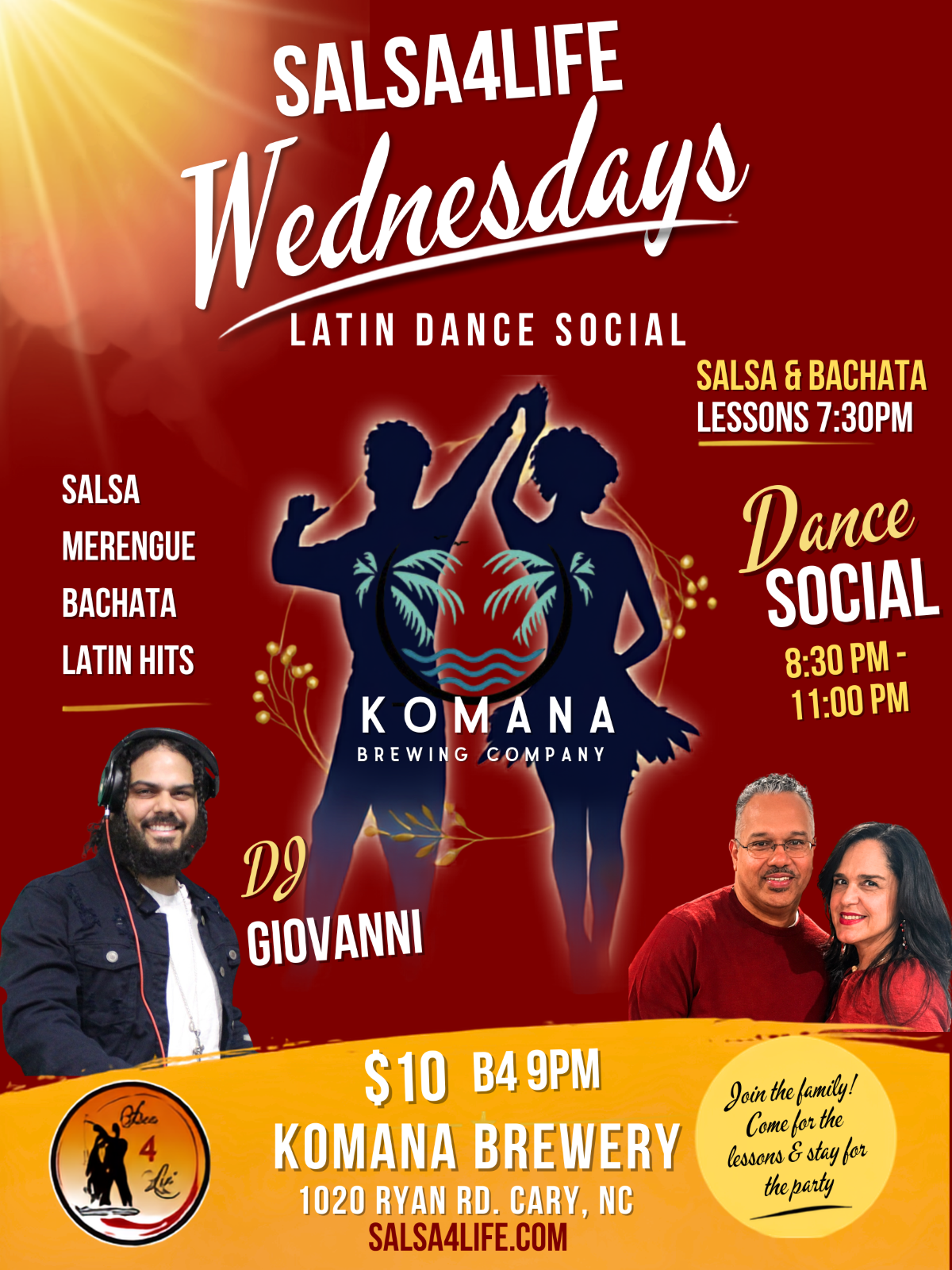 Salsa Wednesdays at Komana